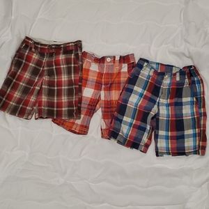 Boys Plaid Shorts